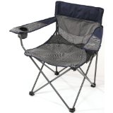 Oversized High Back Folding Arm Chair,Padded back and arms conform and adjust for a custom fit.
