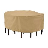 Patio Table and Chair Set Cover, Round Outdoor Furniture Cover.