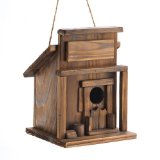 
Rustic Fir Wood Western Saloon Bird House:Finely crafted in an all wood design with a rustic finish,Wonderful gift idea.