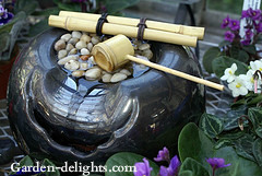 Small tabletop water fountains, Small indoor fountains,small table fountain with bamboo stick.