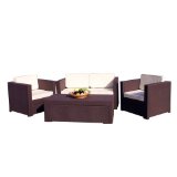Wholesale Outdoor Furniture,4-Piece Brown Conversation Furniture Set.