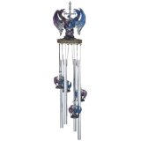 Musical Wind Chime Round Top Dragon Hanging Garden Porch Decoration Decor.