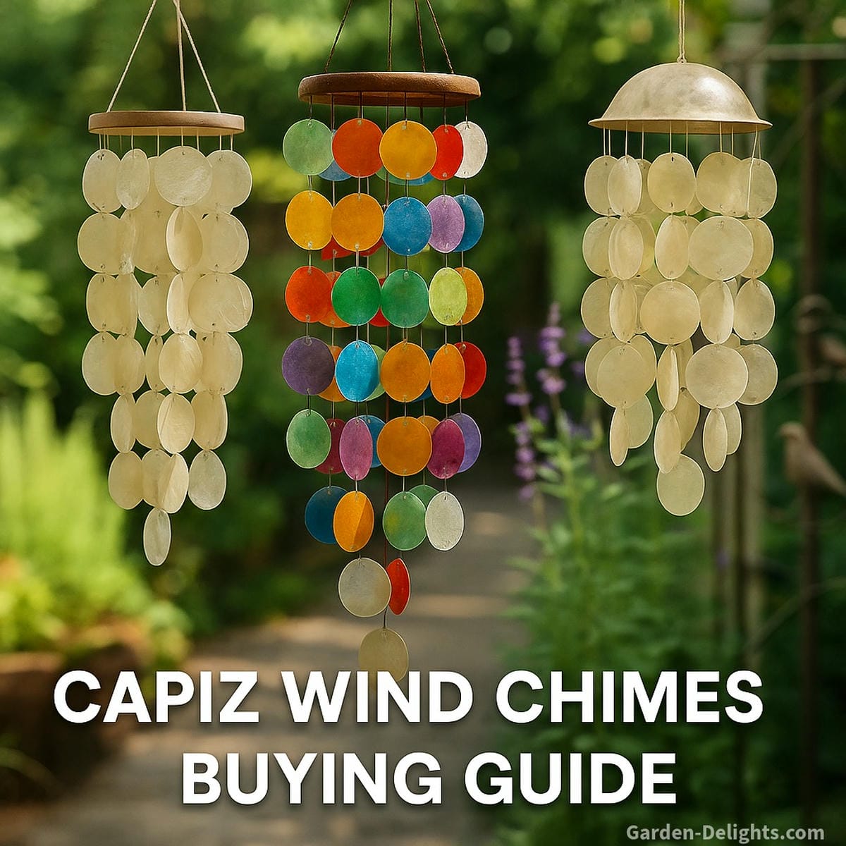 capiz wind chimes selection for sound and design