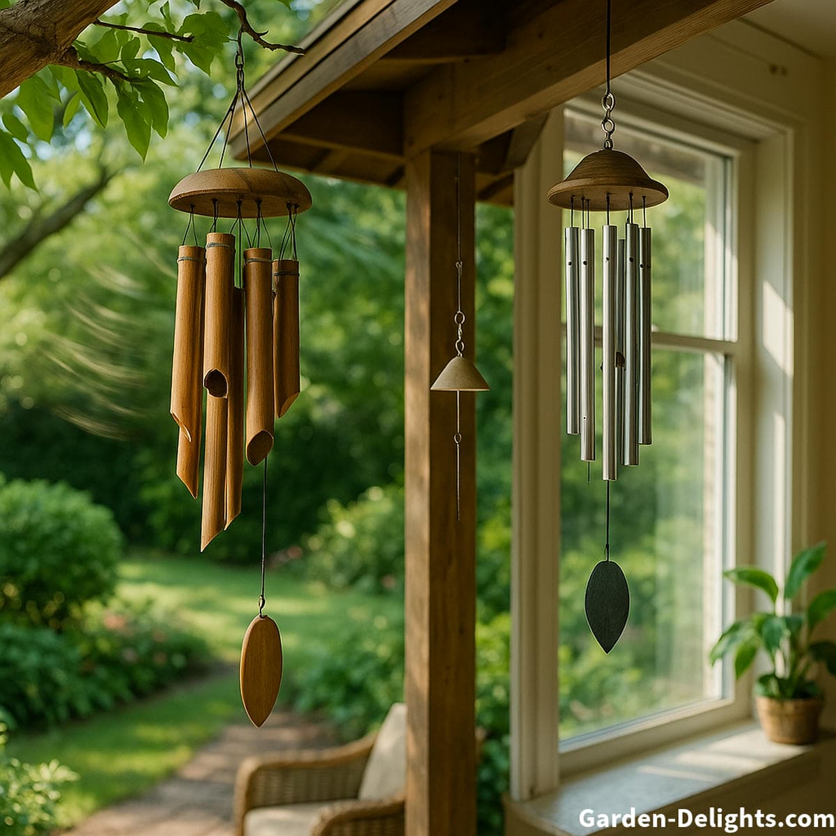 feng shui wind chime placement