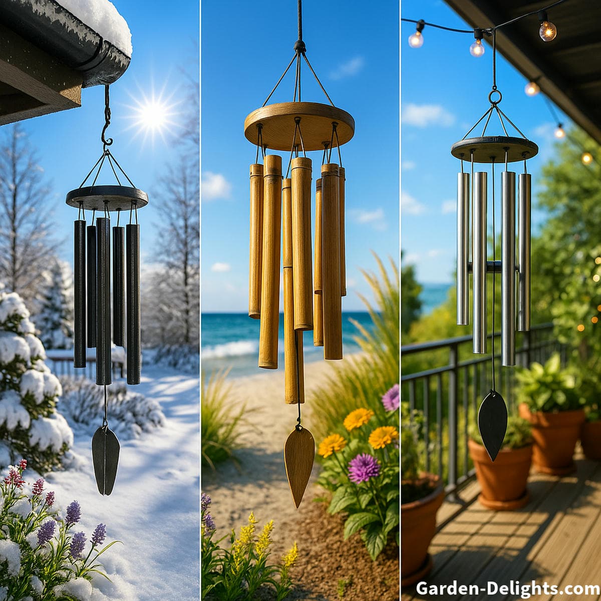 weather resistant wind chimes
