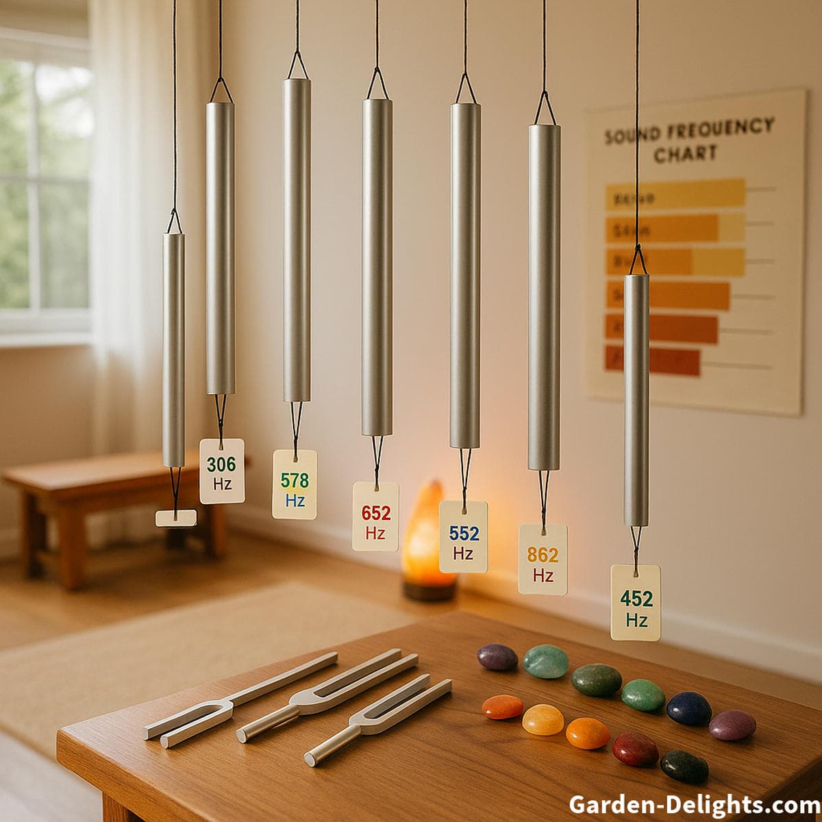sound healing wind chimes