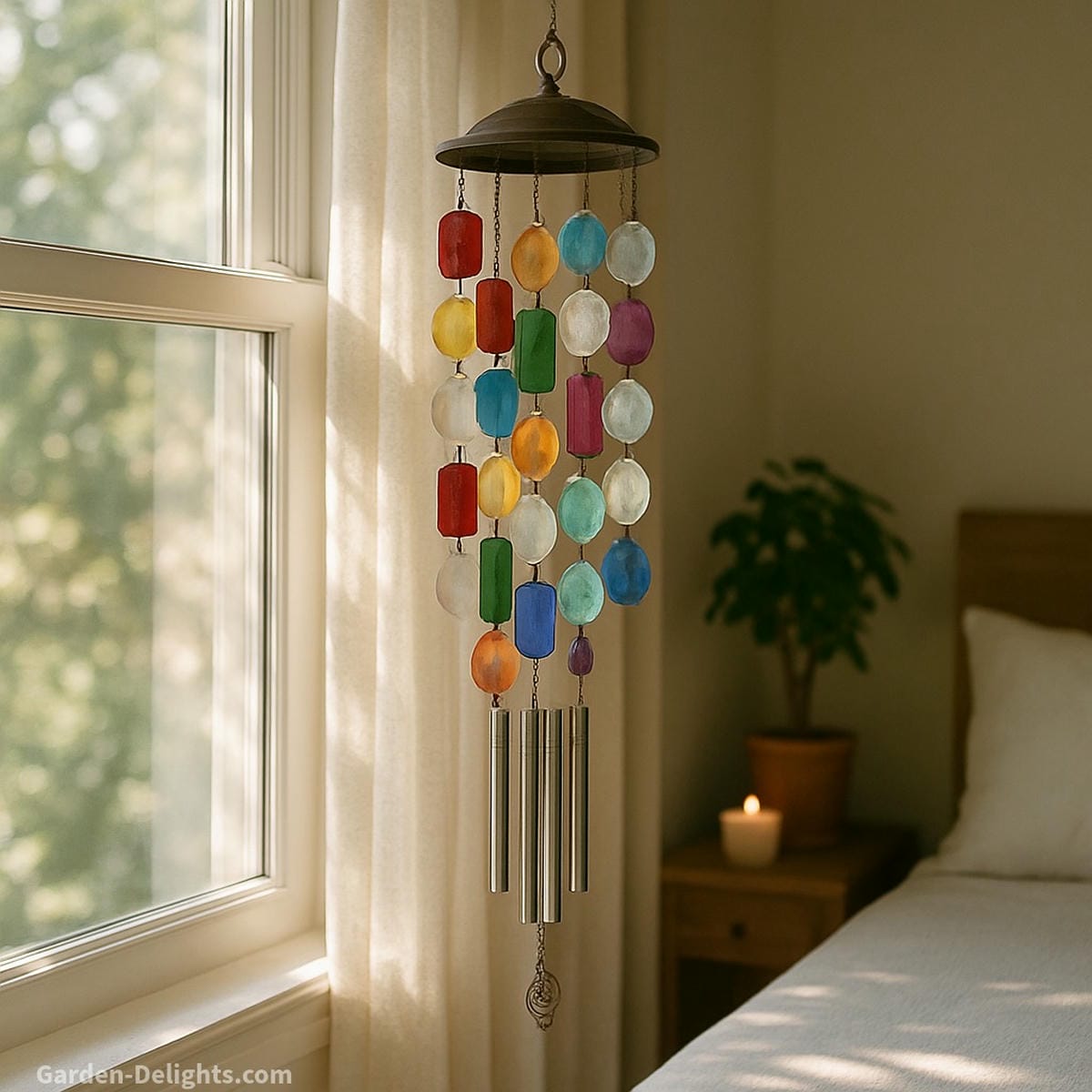 indoor wind chimes in bedroom
