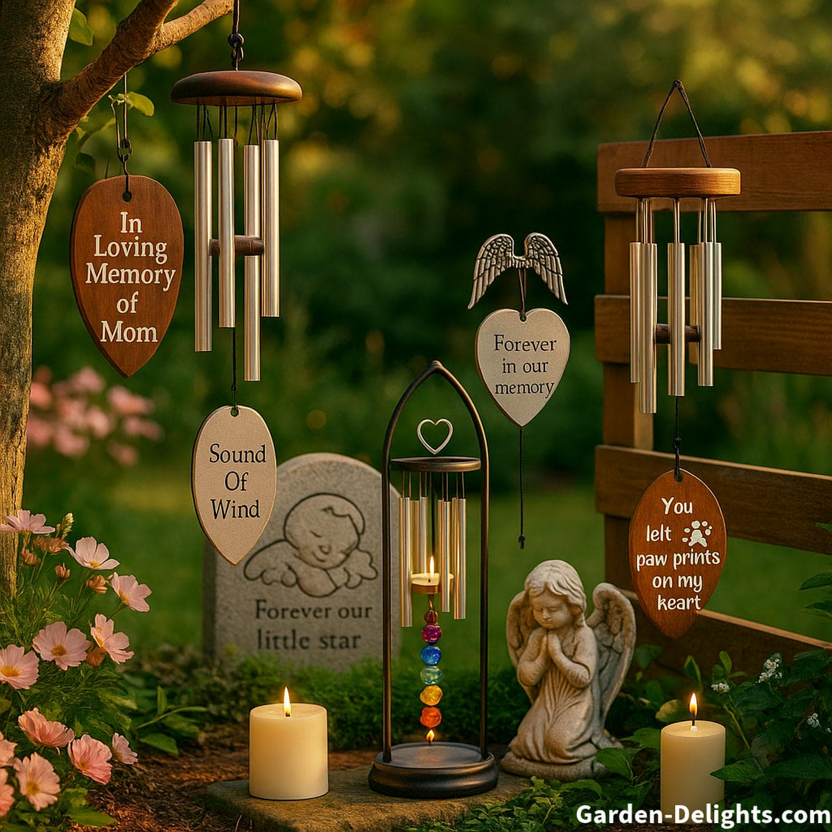 sympathy wind chimes for loss
