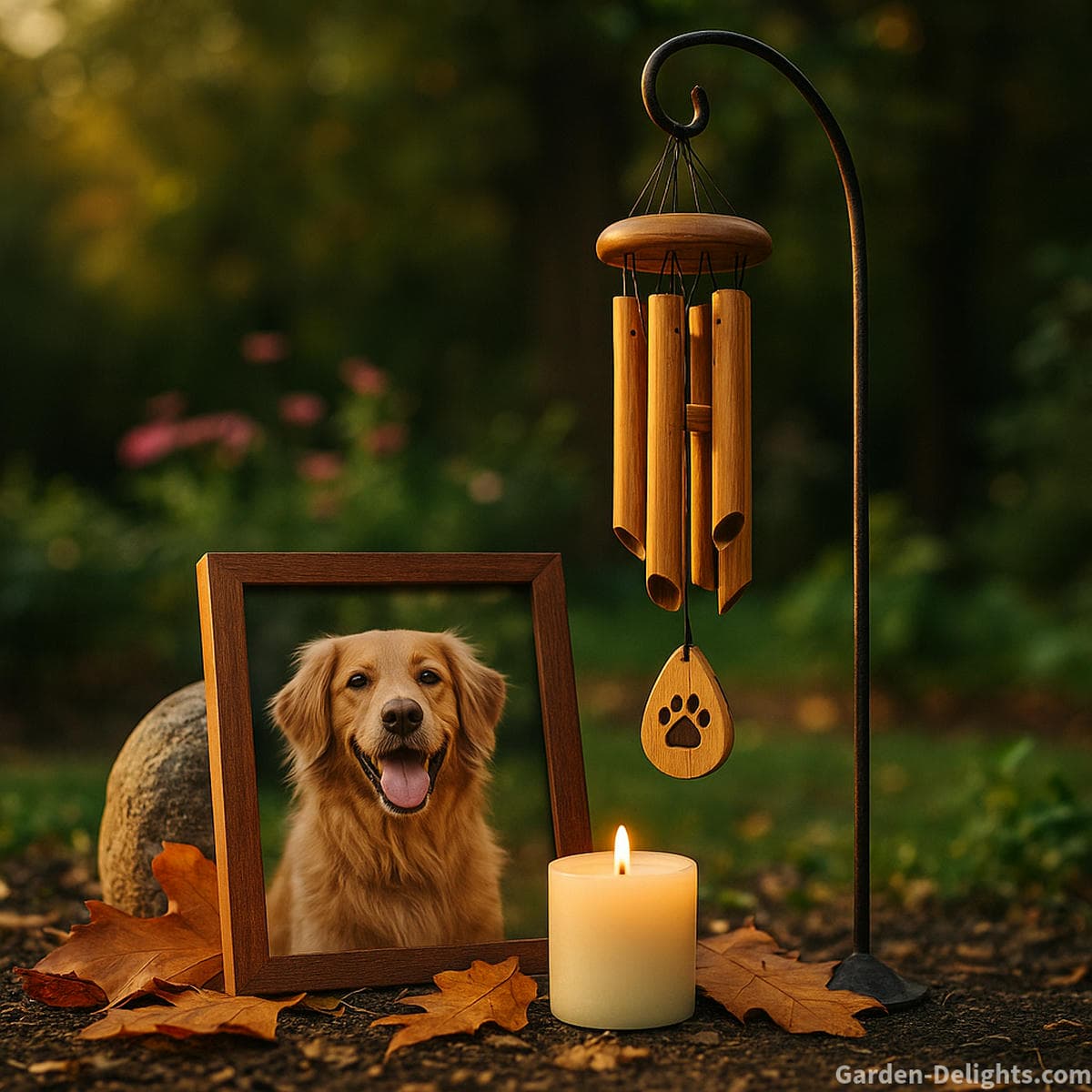 pet memorial wind chime ritual