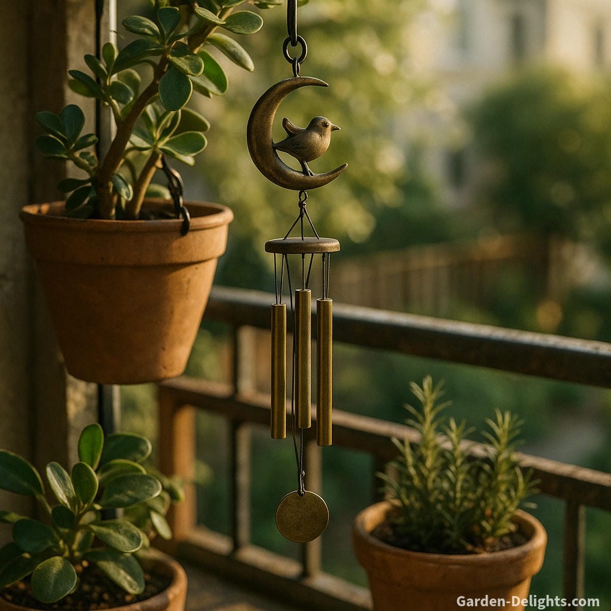 small wind chimes patio