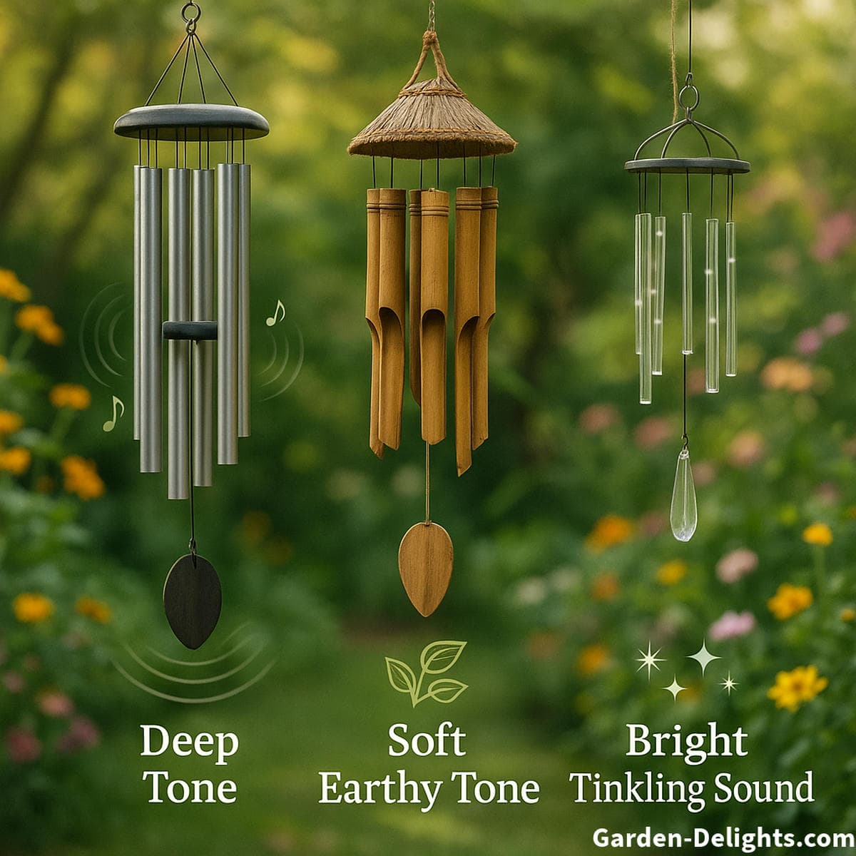wind chime sound comparison